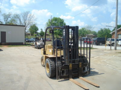 8000LB capacity pneumatic cat forklift, perkins diesel 