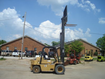 8000LB capacity pneumatic cat forklift, perkins diesel 