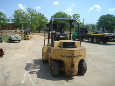8000LB capacity pneumatic cat forklift, perkins diesel 
