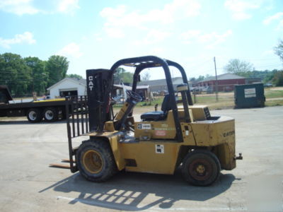 8000LB capacity pneumatic cat forklift, perkins diesel 