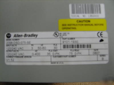 Allen bradley servo drives ultra 3000