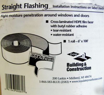 Dow weathermate window door flashing strait 6