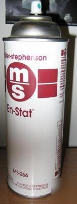 En stat anti static spray sensitive electronics equipmt