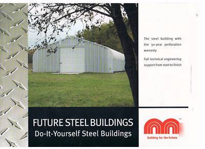 Future steel building, a style, 30' by 28' by 14'3.5