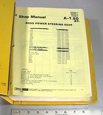 Galion service manual - T600B grader - all serial #'s