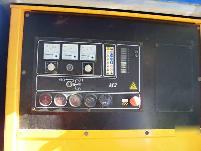 John deere 144KW diesel genset only 5 hrs, cust canopy