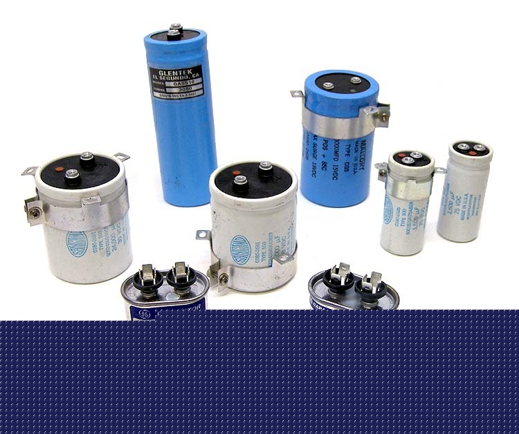 Lot 8 mallory capacitor 24000-uf 3000MFD ge motor run