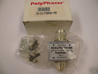 New polyphaser is-CLF50HN-ma lightning/surge arrestor