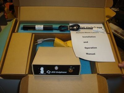 New - uniphase 1108 laser with power supply 1205-1