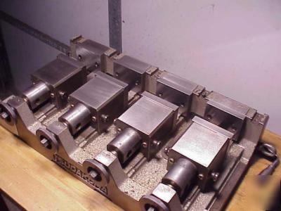 Rare tsudakoma 4 position gang modular vise system vmc