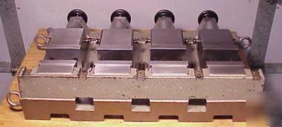 Rare tsudakoma 4 position gang modular vise system vmc