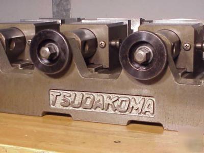Rare tsudakoma 4 position gang modular vise system vmc