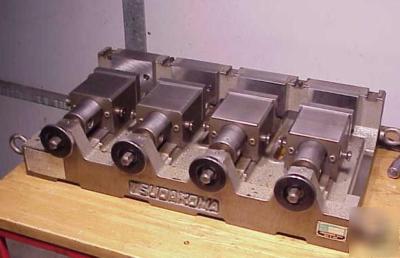 Rare tsudakoma 4 position gang modular vise system vmc
