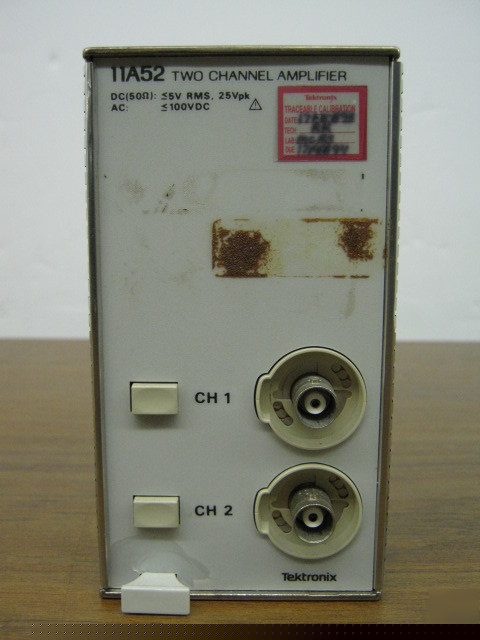 Tektronix tek 11A52 2 ch amp p/i