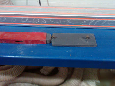 Tigerstop & powermatic cos-18R combo 8' off feed table