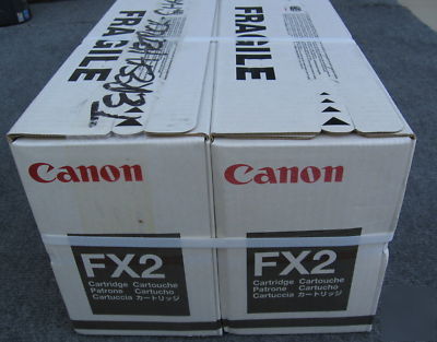 2 lot genuine oem canon FX2 L500 L7500 fax cartridges 