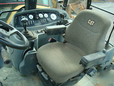 2004 cat 416D loader backhoe 4-in-1 bucket cab
