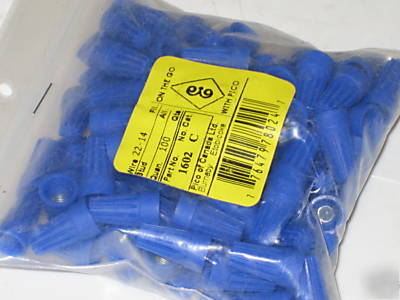 300- pico 1602 wire nut connectors 22-14 blue electric