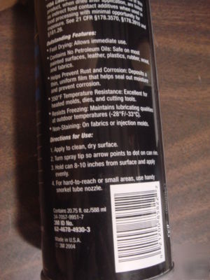3M silicone spray lubricant industrial grade (case lot)