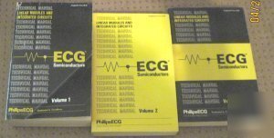 Ecg semiconductors technical manuals volume 1, 2 and 3
