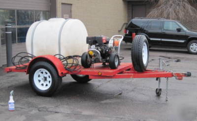 Landa super duty cold water power washer~tank~trailer