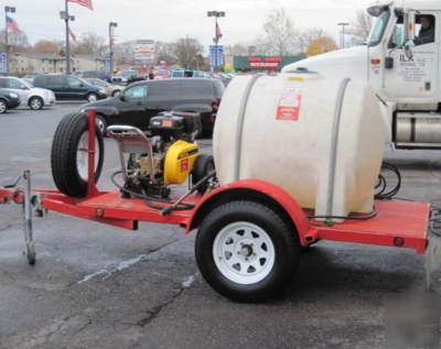 Landa super duty cold water power washer~tank~trailer