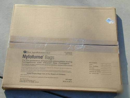 New 200 nylofume bags protect valuables in fumigations 
