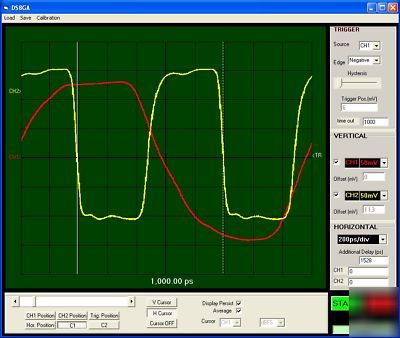 New 8 ghz sampling oscilloscope usb