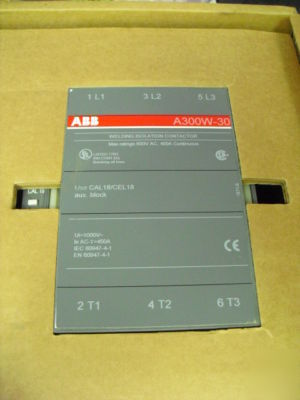 New abb welding isolation contactor A300W-30-11 * *