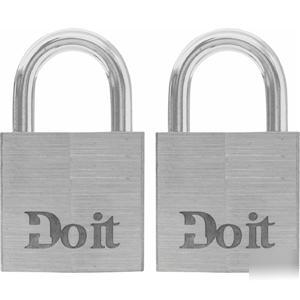 New master 1820TDIB 3/4IN aluminum 2PK padlock