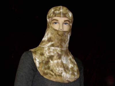 Nomex lenzing firefighting protective hood desert camo