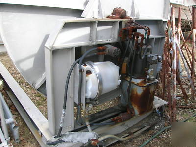 Oil containment boom reel--allen -bradley 11 feet wide