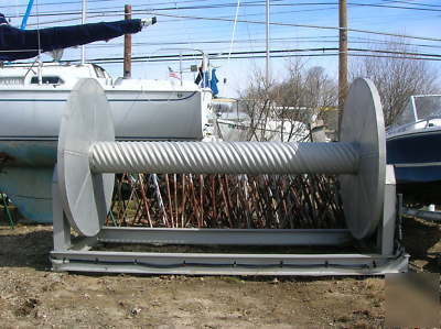 Oil containment boom reel--allen -bradley 11 feet wide