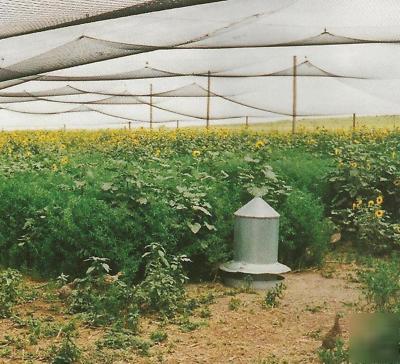 Poultry aviary gamefowl heavy net netting 2