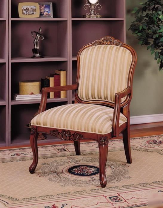 Powell 424-985 - belvedere french walnut lounge chair