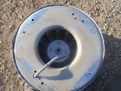 Roof exhaust fan ventilator greenheck- runs- wall mount