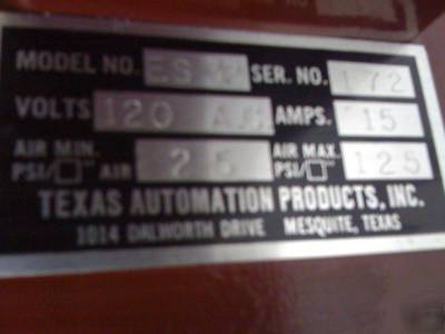 Texas automation products heat sealing machine es-32