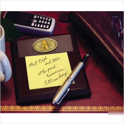 The memory company oakland athletics memo pad holder