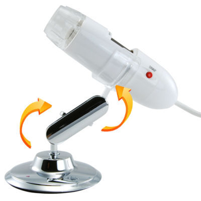 Usb digital microscope/macro zoom/200X/8 leds