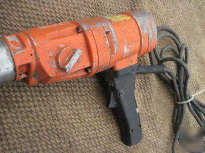 Weka DK1203 concrete core drill with attachment