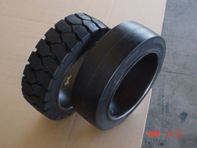 New 18X6X12-1/8 solid cushion press on forklift tires 