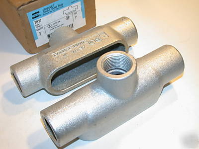 New 2 boxes of 2 crouse hinds conduit 1