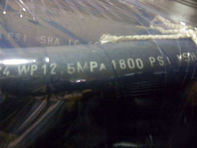 New 50 ft parker hydraulic hose 381-24 1 1/2