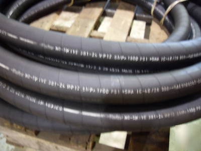 New 50 ft parker hydraulic hose 381-24 1 1/2