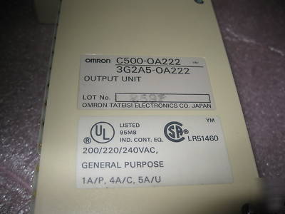 New C500-0A222 (3G2A5-0A222) omron output unit, in box