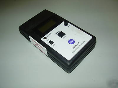 New ion systems 775 electrostatic fieldmeter / detecto