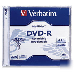New verbatim medidisc 8X dvd-r media 94905