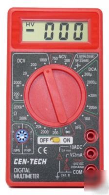 New volt multimeter amps ac dc digital voltmeter ohm 