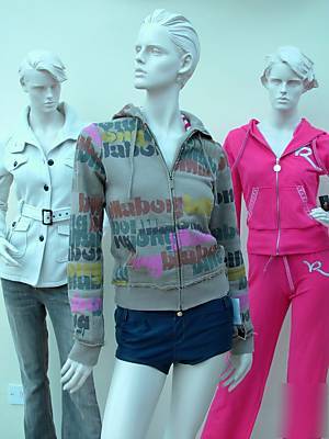 Sculpture head full female mannequin shop display 