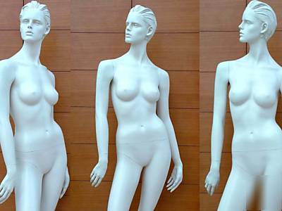 Sculpture head full female mannequin shop display 